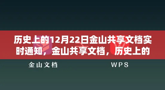 历史上的12月22日金山共享文档重塑界限,实时通知引领文档共享新时代