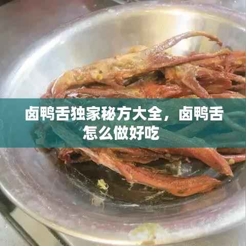 卤鸭舌独家秘方大全,卤鸭舌怎么做好吃
