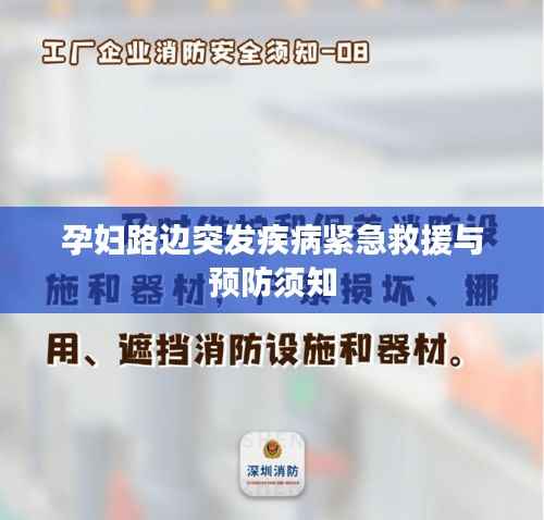 孕妇路边突发疾病紧急救援与预防须知