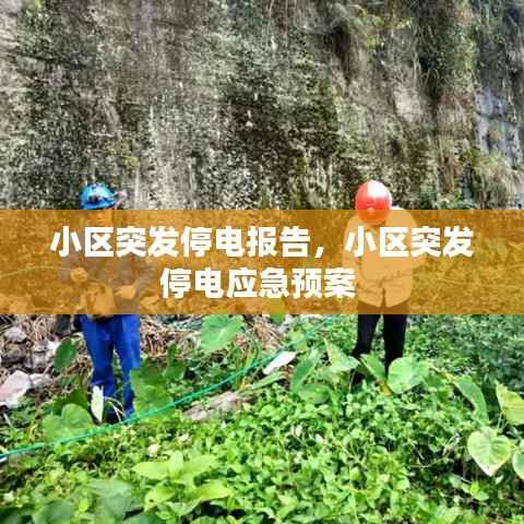 小区突发停电报告,小区突发停电应急预案