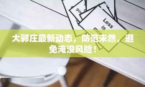大郭庄最新动态,防范未然,避免淹没风险!