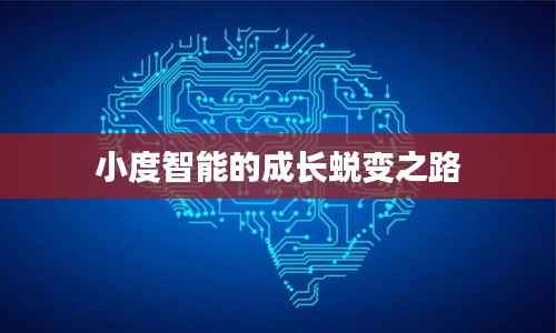 小度智能的成长蜕变之路