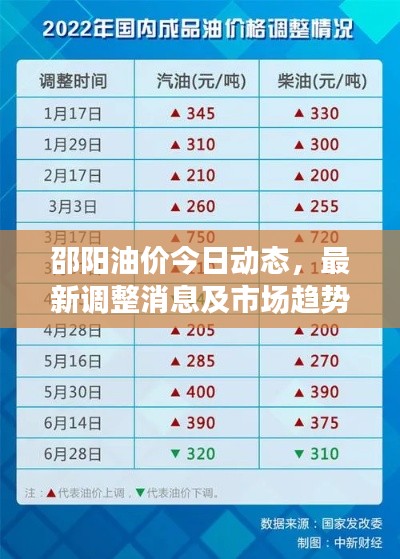 邵阳油价今日动态,最新调整消息及市场趋势深度解析